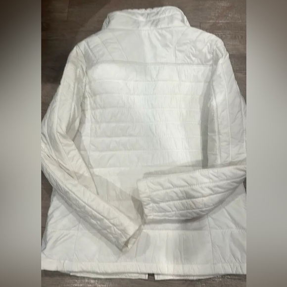 Guess Women's White Quilted / Puffer Jacket Large - Picture 3 of 4